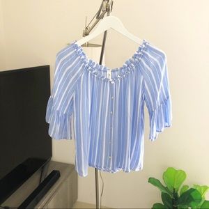 NWOT Mahina Off The Shoulder Top Size Small